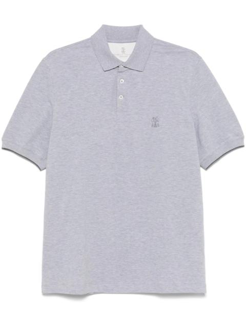 Brunello Cucinelli Logo-print Polo Shirt