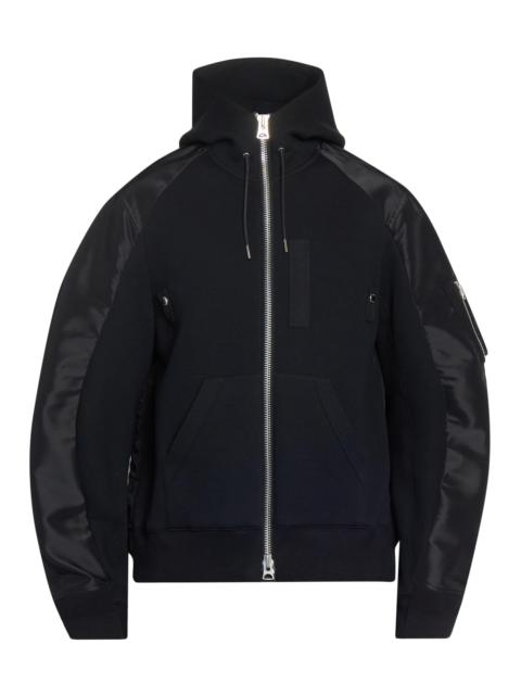 sacai Men's Sponge Sweat Hoodie - Black