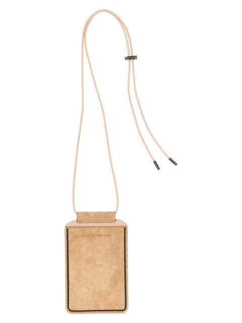 iPhone・スマホケース Brunello cucinelli 'Shiny Trim' smartphone holder Brunello Cucinelli Brunello Cucinelli Women 'Shiny Trim