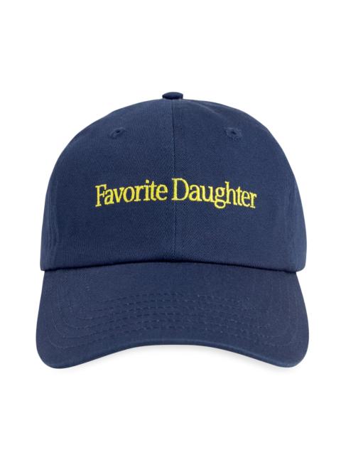 Favorite Daughter Women's Embroidered Logo Baseball Cap - Navy Yellow