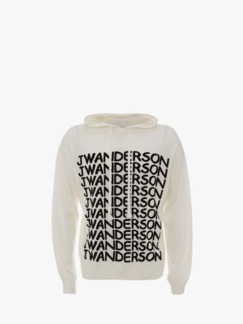 JW Anderson REPEAT LOGO HOODIE