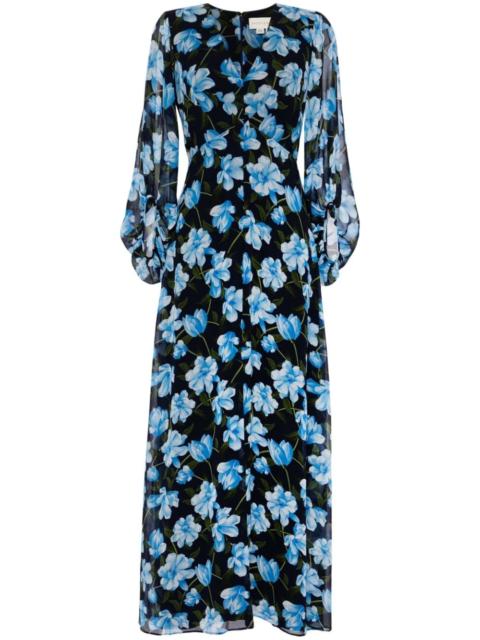 SACHIN & BABI Jenny floral-print gown