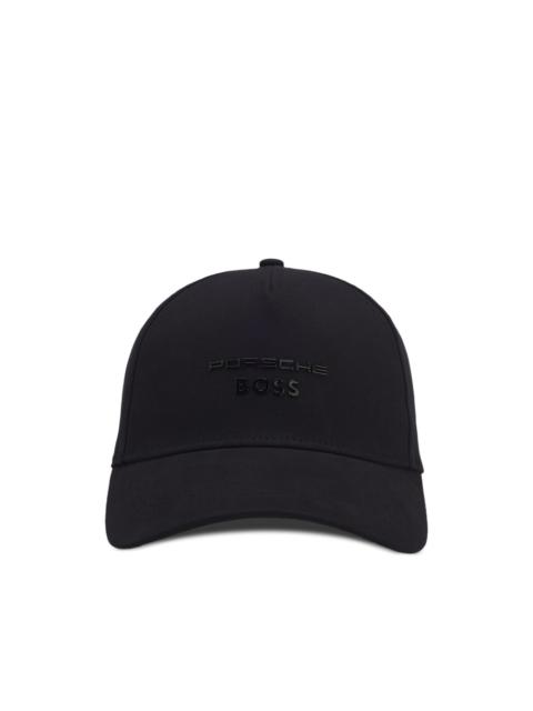 BOSS x Porsche stretch-cotton cap with gloss logo