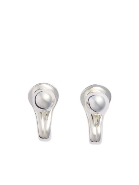 PATOU asymmetric stud earrings