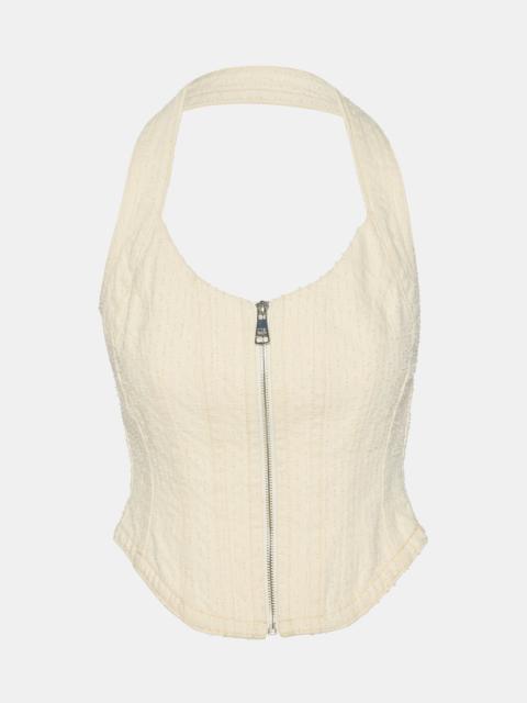 STEVE MADDEN NATASHA CORSET TOP NATURAL