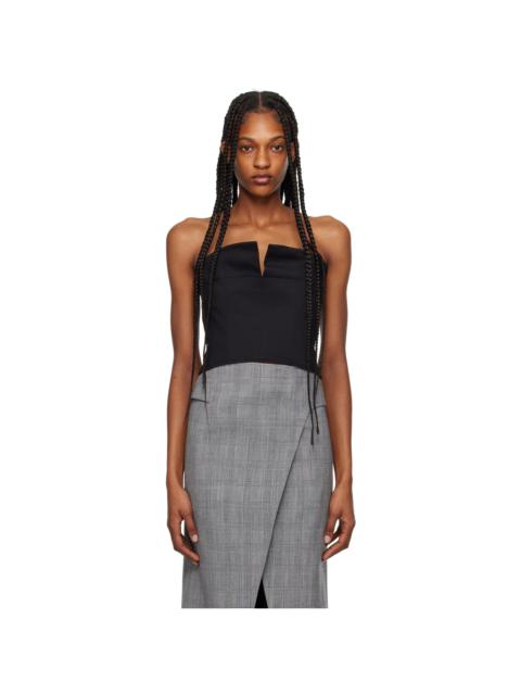 RECTO Black Cropped Camisole