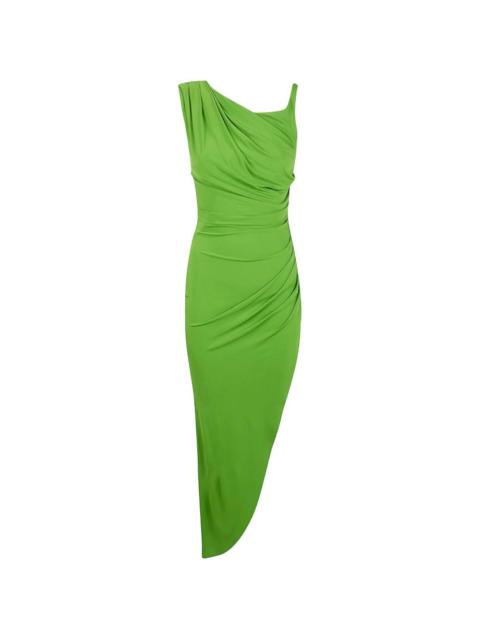 ELISABETTA FRANCHI draped asymmetric dress