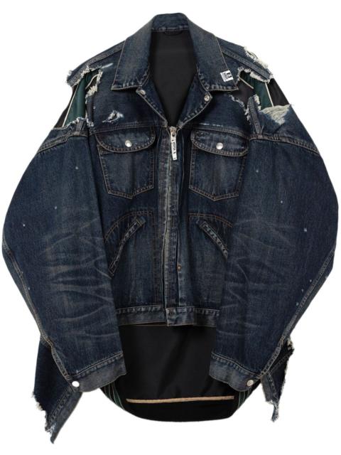 Maison MIHARAYASUHIRO layered denim jacket