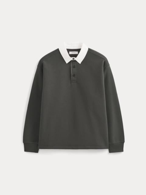 EVERLANE LUXE FLEECE RUGBY POLO