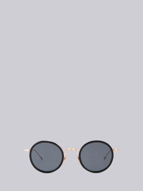 Thom Browne TB906 - Black Round Sunglasses