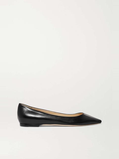 Romy leather point-toe flats