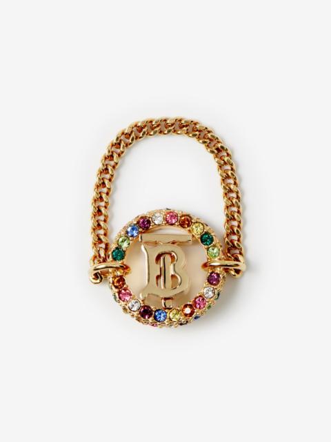 Burberry Monogram Motif Chain-link Ring