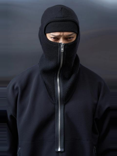 ACRONYM BK2-AK Zippered Baby Llama Balaclava Black