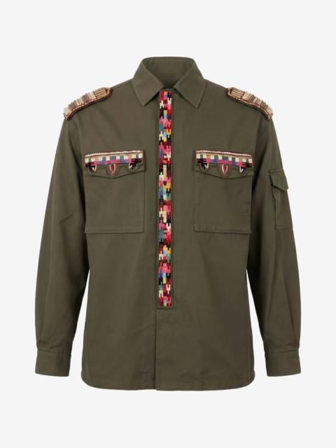 Valentino military shirt jacket