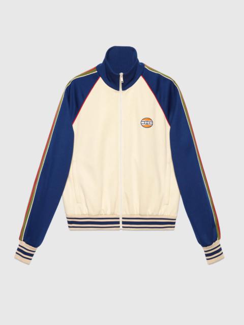 GUCCI Technical jersey zip-up jacket