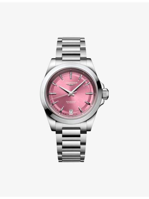 Longines L3.430.4.99.6 Conquest Stainless-Steel Automatic Watch