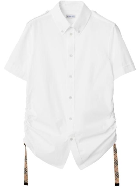 Burberry ruched-detailing shirt