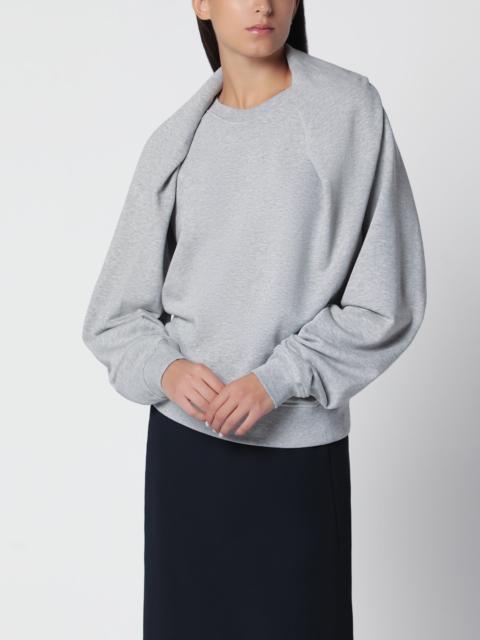 Dries Van Noten Mélange grey cotton sweatshirt
