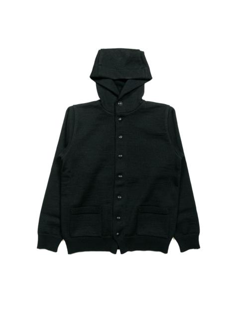 The Real McCoys MC23107 30s Hooded Knit Sweater Black