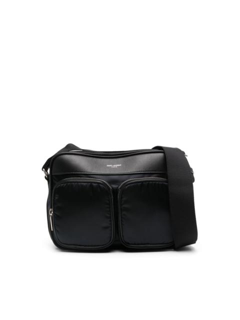 SAINT LAURENT logo-print shoulder bag