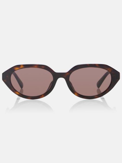 GUCCI Double G oval sunglasses