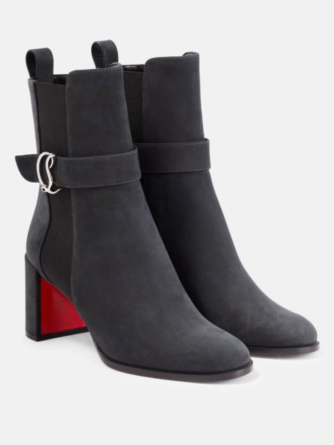 Christian Louboutin CL Chelsea Booty suede ankle boots