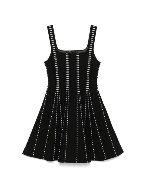 maje knitted mini dress