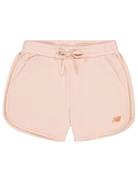New Balance (WMNS) New Balance High-Rise Shorts With Placement Brand Logo 'Pink' AWS41336-DVR