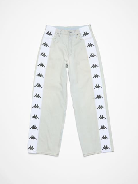 Acne Studios Loose fit jeans - 1981M Acne Studios x Kappa - Light blue/white