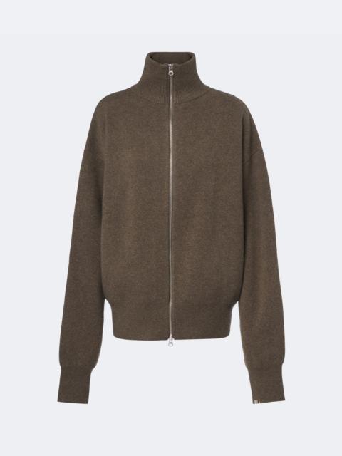 extreme cashmere N°319 Xtra Out cashmere zip-up sweater