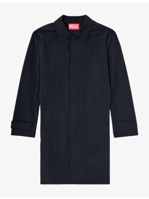 Diesel Mid-Length Crinkle Woven Jacket