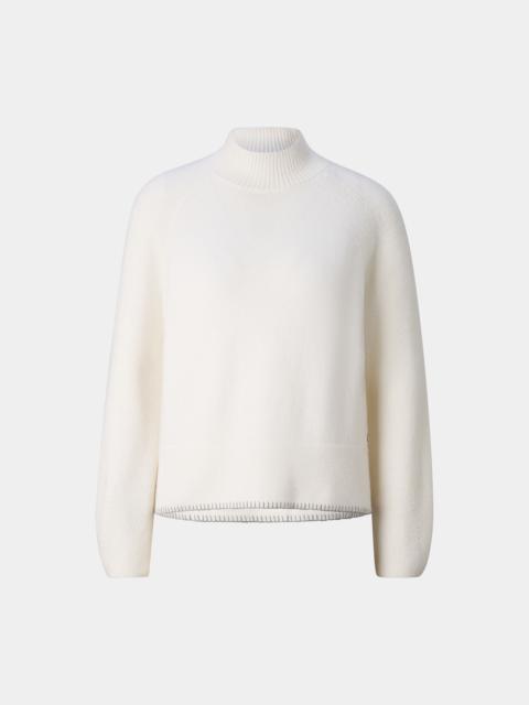 BOGNER Lena Virgin Wool Pullover in Off-White