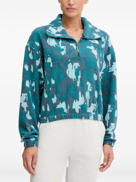 The North Face half-zip patterned sweatshirt