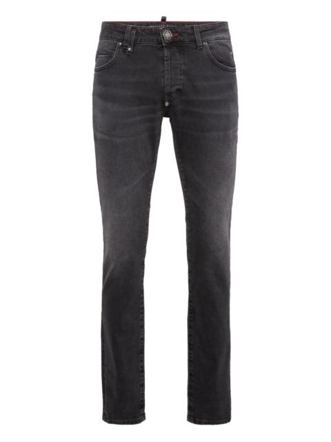 PHILIPP PLEIN monogram-skull jeans