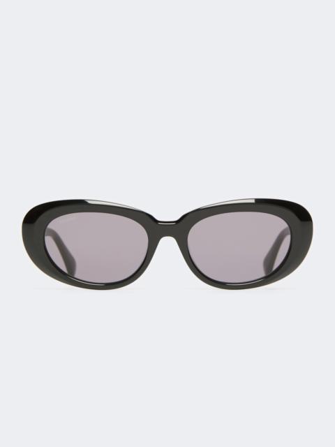 Max Mara CICOGNA Oval sunglasses - BLACK