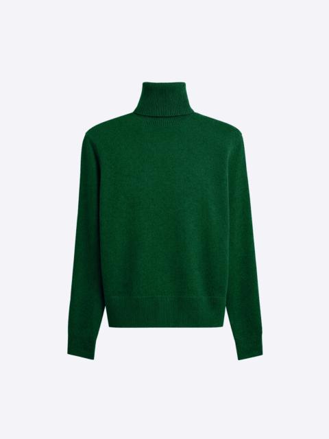The Frankie Shop Gala Padded Knit Turtleneck - Forest Green