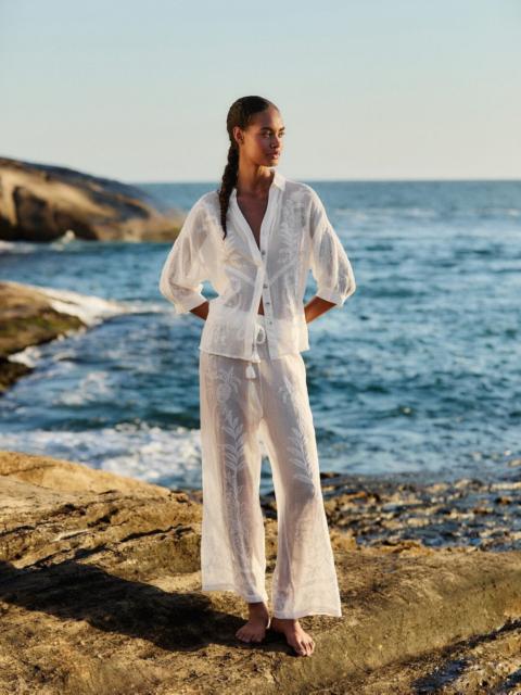 FARM RIO Off-White Nina Pants