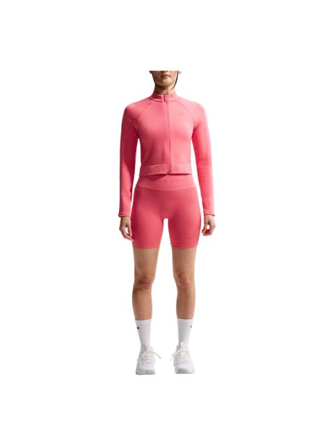 Nike (WMNS) Nike Pro Seamless Dri-Fit High-Waisted 5" Cycling Shorts 'Sea Coral' IF1211-897