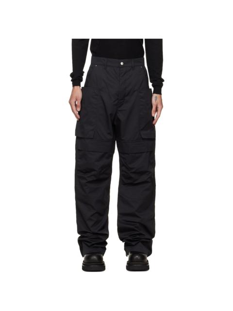 Rick Owens Black Tower Stefan Cargo Pants
