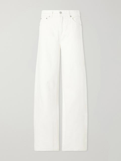 TWP West 11th St mid-rise wide-leg jeans White