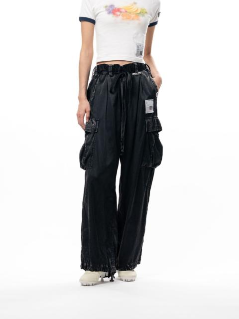 Maison MIHARAYASUHIRO Satin Cargo Pants