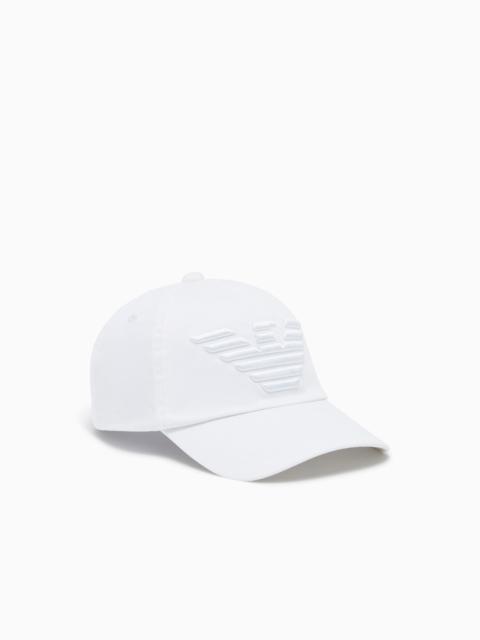 EMPORIO ARMANI Baseball cap with embroidered oversized eagle