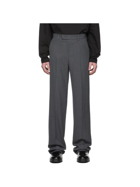 Grey Wool Trousers