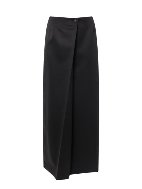 Givenchy Wool and mohair long skirt
