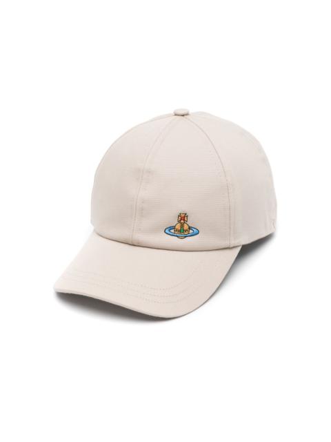 Vivienne Westwood cotton Orb-embroidery baseball cap