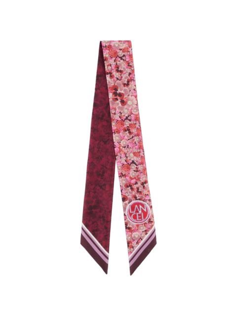 LANCEL Roxane floral-print silk scarf