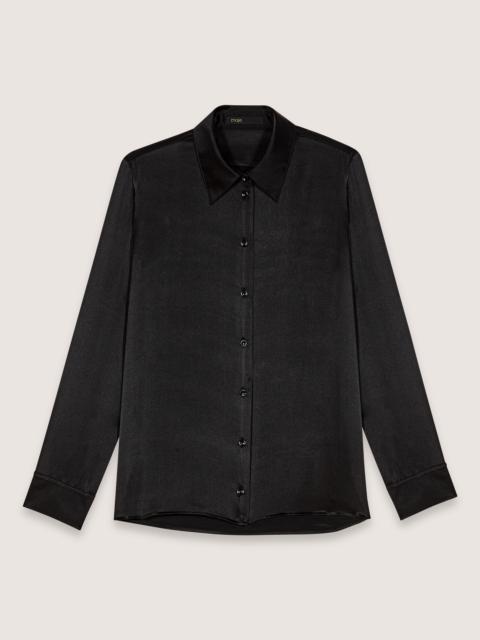 maje Silk shirt