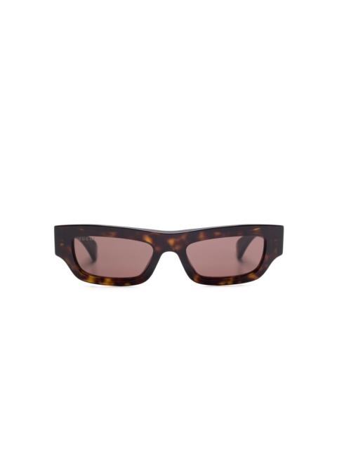 GUCCI rectangle-frame sunglasses