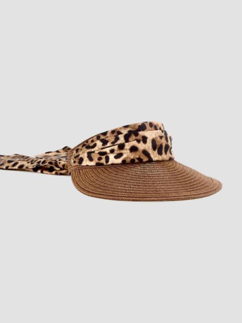 EUGENIA KIM Women's Cruise Ricky Hemp Visor - Chocolate