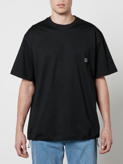 Wooyoungmi Men's Drawstring T-Shirt - Black